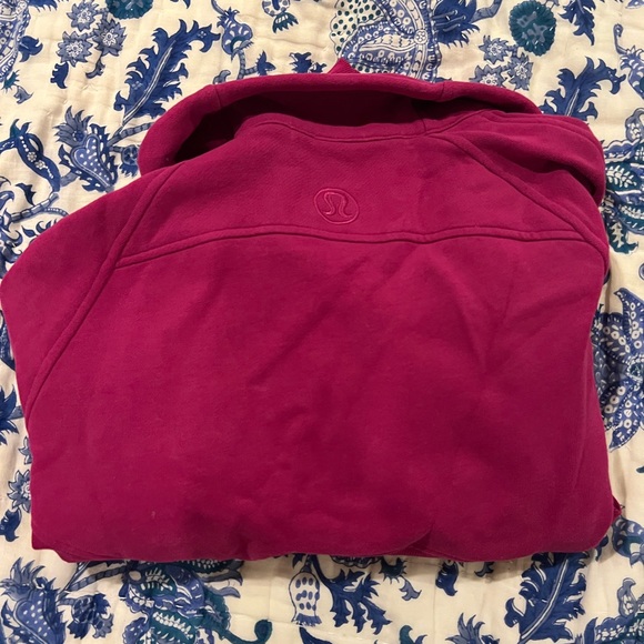 Lululemon Half Zip Scuba Ripened Raspberry - Picture 2 of 2